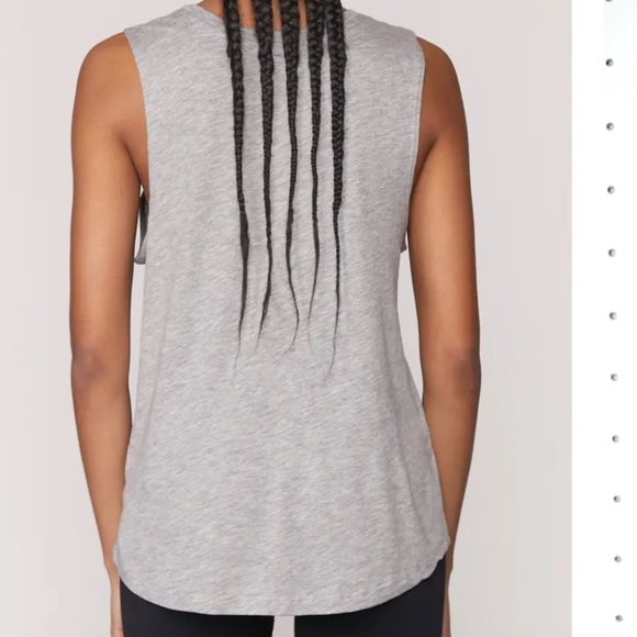 Spiritual Gangster Script Graphic Tank - Grey, s - Picture 2 of 5